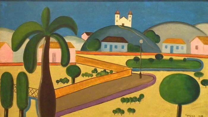 Obra de Tarsila do Amaral pode ser visitada na Galeria da Duque