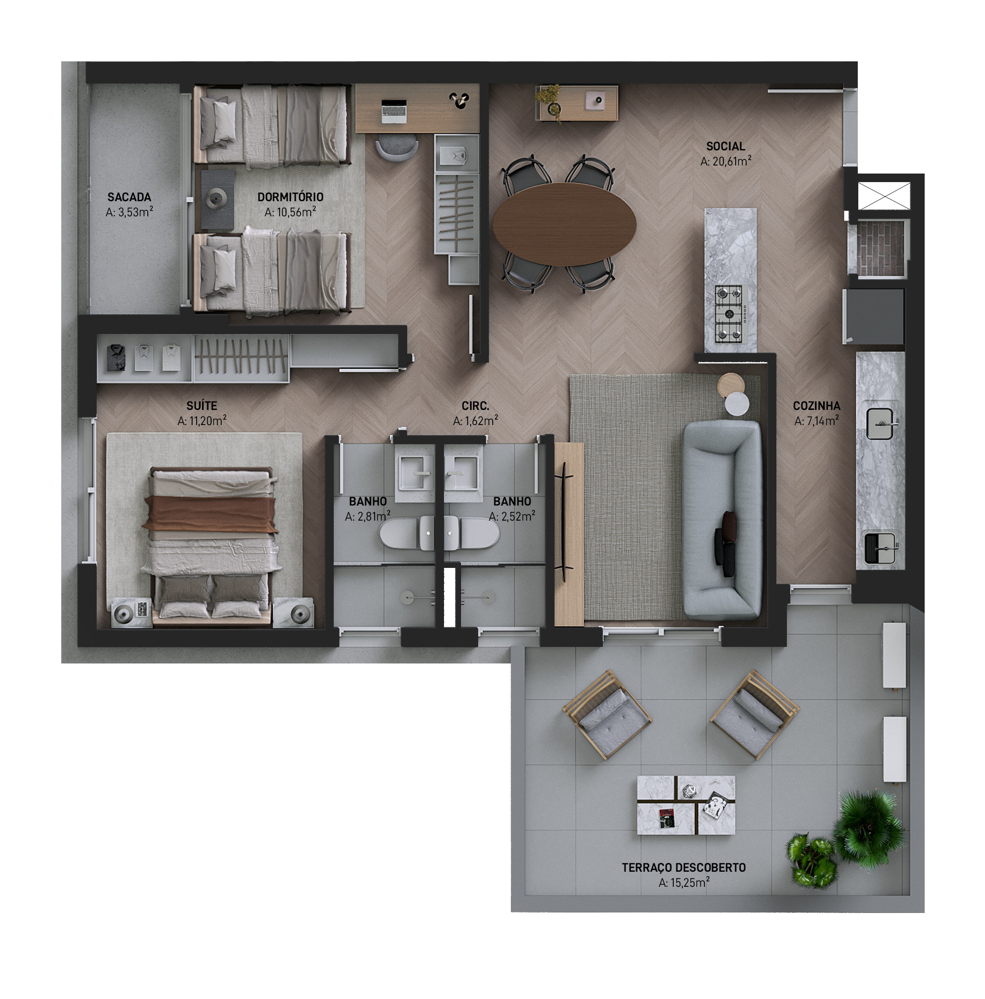 Idea Eça de Queiroz – Apartamento 302