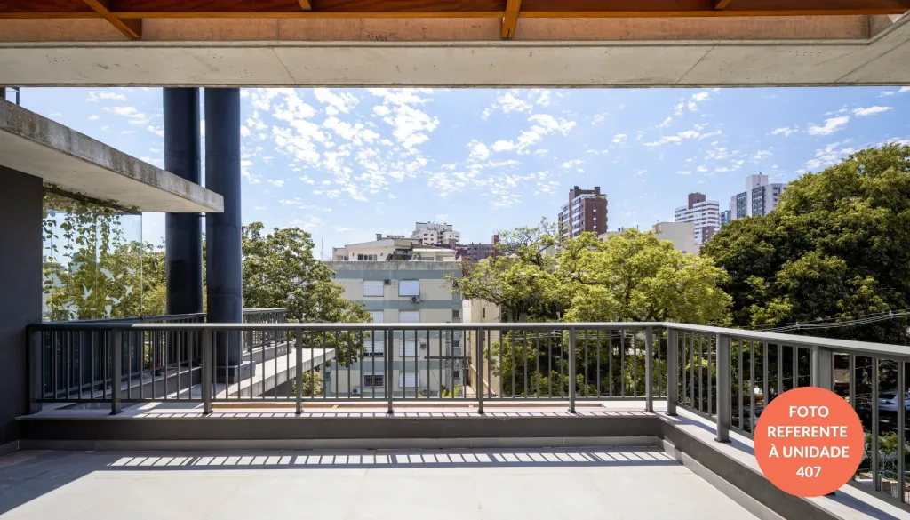 Foto referente a unidade 407 - Terraço