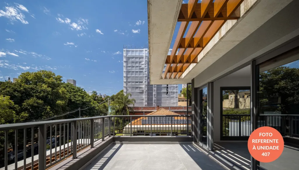 Foto referente a unidade 407 - Terraço