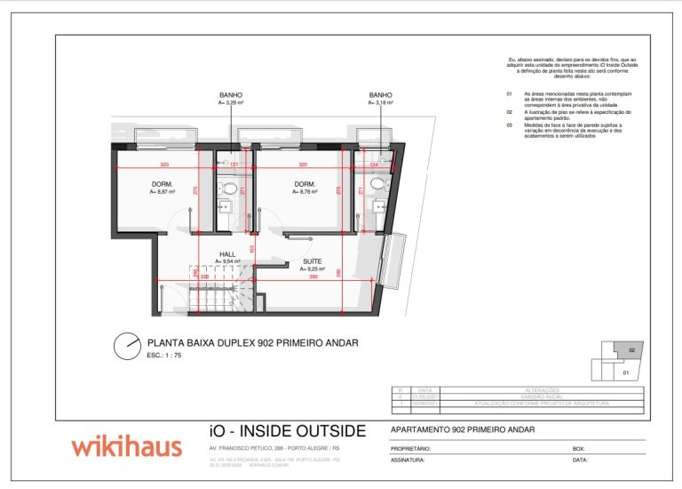 Planta 1º andar